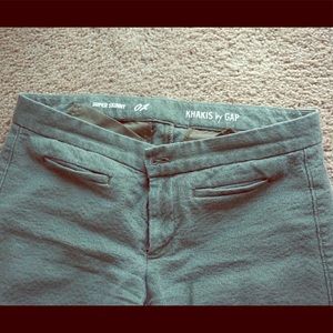 Gap green ankle pants